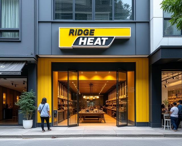 Pemandangan hadapan kedai Ridge Heat di Bandar Sunway